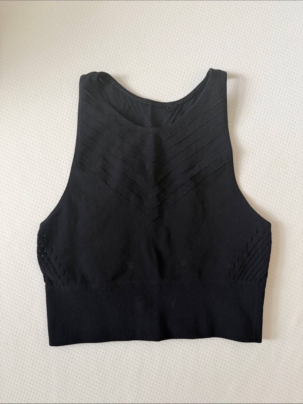 adidas black yoga sports bra size small